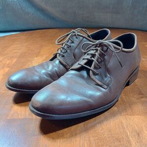 Cole Haan Warner Grand Postman Oxford Shoes Mens Sz 12‎ M Leather Brown Preppy